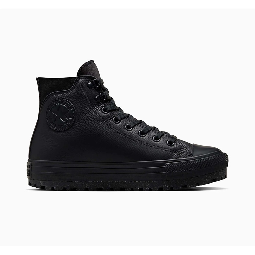 NEW! Converse Chuck Taylor All Star City Trek Triple Black Sz 5 Men / 6.5 Women